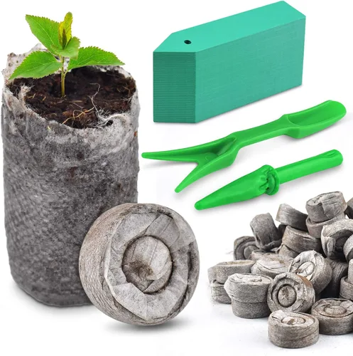 Vista 7 de PACETAP 100 piezas de 1.181 in de tierra para cultivar hierbas, plantas, flores, verduras (1.181 in)