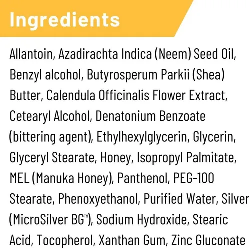 Vista 6 de Absorbine Silver Honey Rapid Wound Repair Ointment 2oz Tube, Manuka Honey + MicroSilver BG, Horse & Large Animal Wound Care
