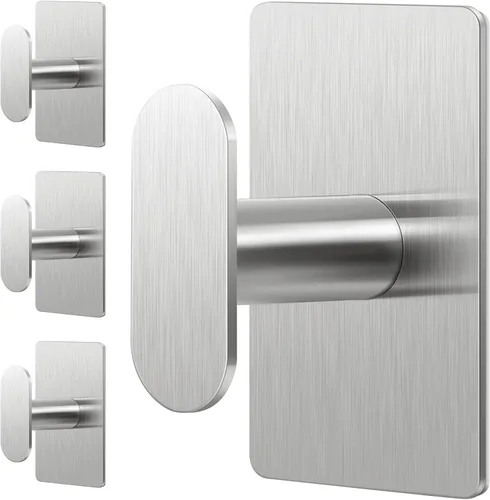 Vista 10 de pickpiff Ganchos adhesivos para toallas para baño: colgador de pared extra fuerte de 20 libras para ducha, cocina, casa rodante, apartamento