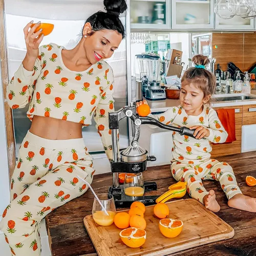 Vista 7 de Zulay Kitchen Exprimidor de jugo de naranja de hierro fundido, resistente, fácil de limpiar, exprimidor profesional de cítricos, exprimidor de limón