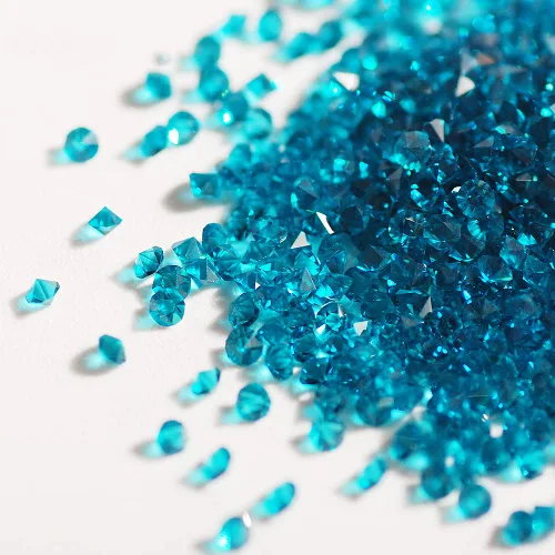 Vista 23 de 5000 cuentas de diamantes de imitación de cristal de diamante ultra mini de 0.044 pulgadas con parte trasera plana, cristales iridiscentes, brillo