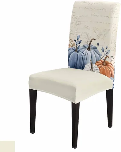 Vista 15 de Funda para silla de comedor, diseño de árbol de Navidad, leopardo, rojo, verde, negro, blanco, copos de nieve, protector para silla de invierno