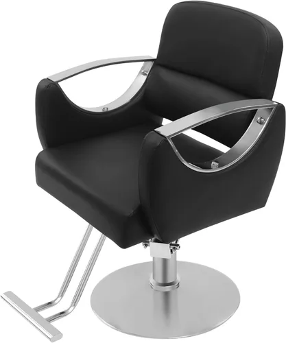 Vista 11 de Silla de peluquería para estilista Silla de peluquería hidráulica ajustable con giro giratorio de 360 grados para peluquería peluquería tatuaje