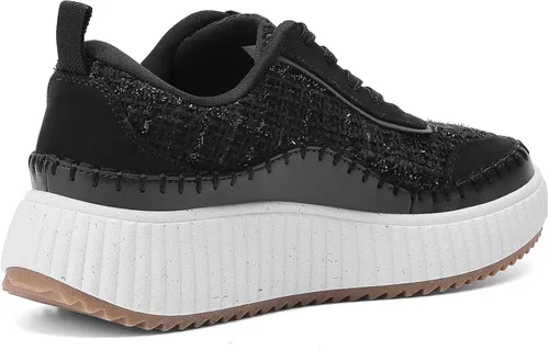 Vista 2 de DREAM PAIRS Zapatos deportivos gruesos para mujer, cómodos, informales, con plataforma, a la moda