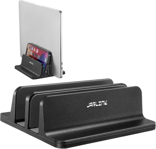 Vista 15 de JARLINK Soporte vertical para portátil, soporte de escritorio ajustable de Negro