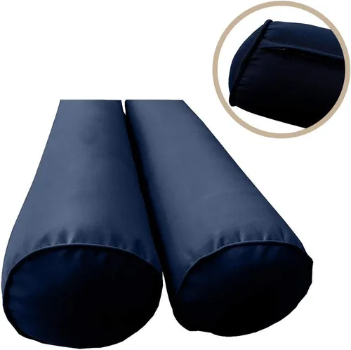 Vista 7 de *Solo funda*-Fundas de almohada estilo 1 para sofá cama al aire libre con ribete ribeteado Queen AD101