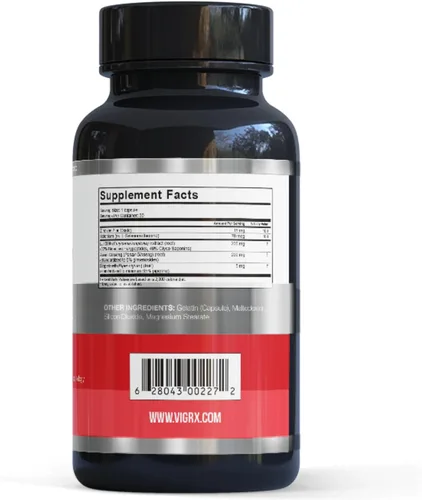Vista 5 de VigRX Factor de fertilidad 5 para hombres - Suplemento de salud reproductiva masculina con Tongkat Ali LJ100, Panax Ginseng, Zinc y Selenio - Apoya