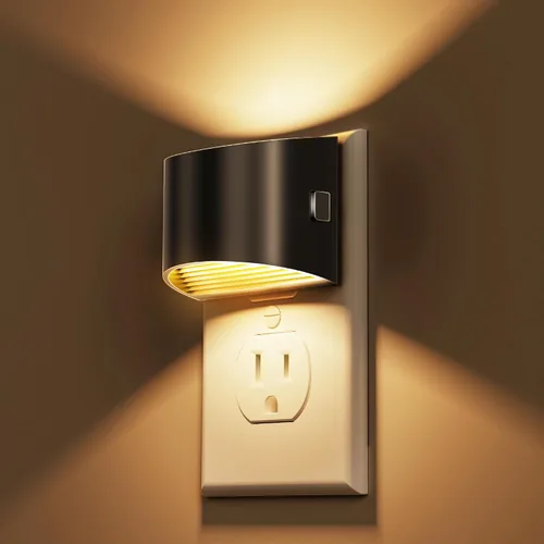 Vista 13 de L LOHAS LED - Luces nocturnas enchufables en la pared con 3CCT ajustable (1600K/3000K/5000K), luz nocturna de 1W enchufable en la pared, sensor
