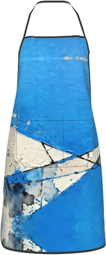 Vista 20 de Delantal de dos cachorros con bolsillos, delantales resistentes a las gotas de agua para mujeres y hombres, delantal ideal para uso doméstico