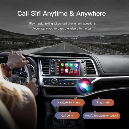 Vista 7 de CARabc Adaptador Inalámbrico Carplay Android Auto para Toyota con Entune2.0 2014-2019, Compatible