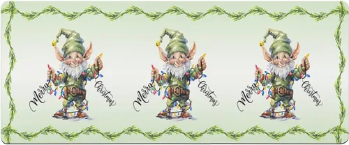 Vista 7 de Tapete de baño de gnomos verdes para bañera, tapete antideslizante de secado rápido y absorbente, tierra de diatomeas, fregadero, dormitorio