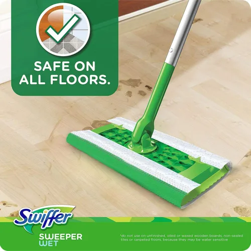 Vista 6 de Swiffer Sweeper - Recambio de paño húmedo, color blanco, 64