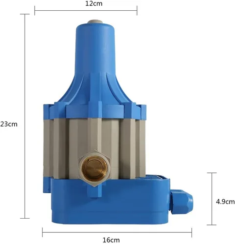 Vista 7 de Controlador de bomba de agua, interruptor de presión automático de bomba de agua de 110 V, controlador de interruptor electrónico eléctrico