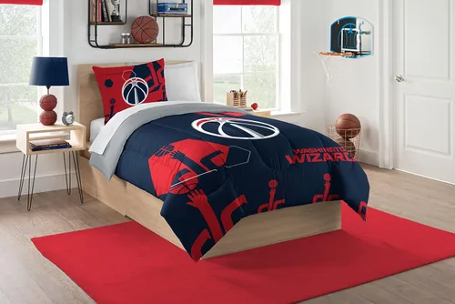 Vista 53 de Northwest NBA Unisex-Adult Comforter and Sham Set Golpe inverso
