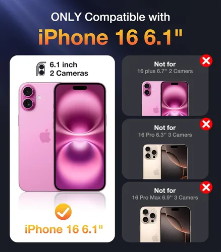 Vista 782 de DIACLARA - Funda transparente compatible con iPhone XR 6.1 pulgadas 2018