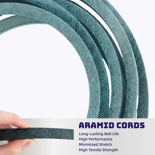 Vista 2 de Correa de transmisión de 1/2" X141.5" para Toro 50 pulgadas Deck TimeCutter SS5000 SS5060 ZS5000 MX5060 119-8820 120-3892 1198820 Belt Aramid 1/2
