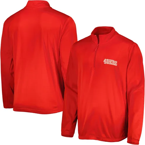 Vista 12 de Dunbrooke Camiseta Royal Buffalo Bills All-Star Tech con cremallera de un cuarto para hombre Rojo