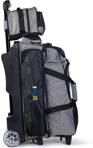 Vista 4 de Rodillo de bolos de 4 bolas + 1 bolsa de repuesto para añadir bolas Negro-Gris