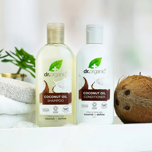 Vista 10 de Organic Doctor Champú de aceite de coco virgen orgánico, 9 onzas líquidas