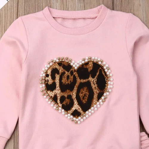 Vista 17 de GOOCHEER Conjunto de ropa de manga larga para niña pequeña, camisa y pantalones para niña, conjunto de ropa de primavera, otoño e invierno