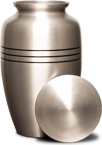 Vista 10 de Eternal Harmony Urna grande para cenizas, jarrón de cremación masculino y femenino para cenizas humanas, sello seguro y bolsa de terciopelo, jarrón