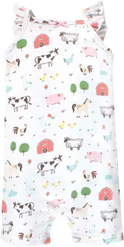 Vista 3 de Hudson Baby Mamelucos unisex de algodón para bebé