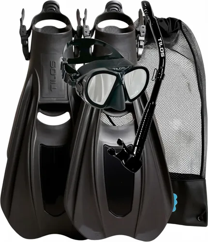 Vista 12 de Tilos Juego de buceo Aquastalk con bolsa de transporte de malla Rayo Flor