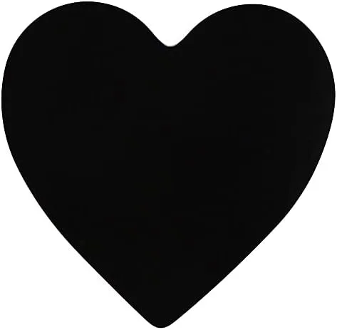 Vista 4 de Pegatinas de corazón negro para manualidades, álbumes de recortes, 0.75 pulgadas, 500 pegatinas adhesivas