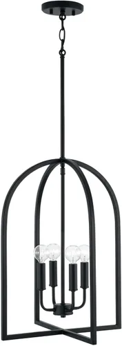 Vista 6 de HomePlace Lighting 548841MB Lawson - Lámpara moderna minimalista de mediados de siglo para vestíbulo, 4 luces, 240 vatios en total, 21 pulgadas