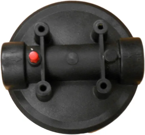 Vista 3 de Hydronix HF45-10BLBK10PR carcasa del filtro de agua NSF enumeró puertos de 10" - 1" con PR