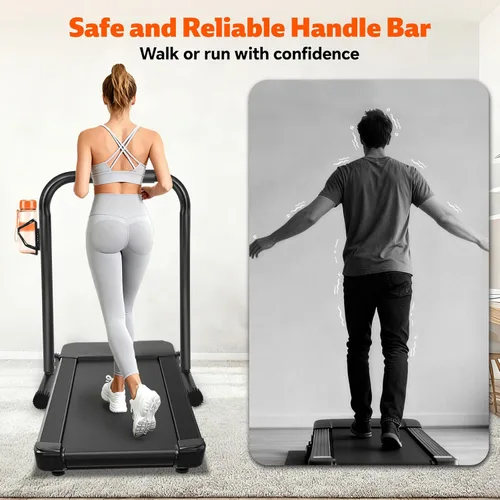 Vista 3 de Walking Pad Handle Bar Only, Suitable for Walking Pad up to 19.7" Wide, Adjustable Treadmill Handlebar Height from 34" to 42", Tall People Friendly