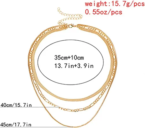 Vista 3 de Jeairts - Gargantilla de hueso de serpiente, collar minimalista para mujeres y niñas