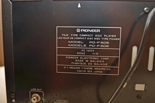 Vista 4 de Pioneer PD-F506 Reproductor de CD de 25 discos cambiador