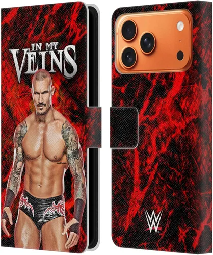 Vista 44 de Head Case Designs Officially Licensed WWE in My Veins Randy Orton Leather Wallet Case Compatible with Apple iPhone 11