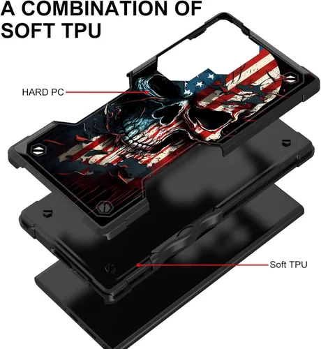 Vista 666 de Funda para Galaxy A14 5G, [Doble Capa][Protección contra Caídas de Grado Militar de 10 Pies] [Antideslizante] Funda Resistente a Prueba de Golpes