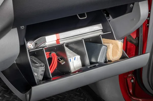 Vista 7 de Vehicle OCD - Divisor de consola central, bandeja y organizador de guantera para Toyota Tacoma (2005-2015) - Fabricado en Estados Unidos