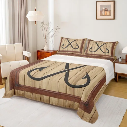 Vista 17 de Anchor Nautical - Juego de sábanas románticas para niños, tamaño individual, diseño de mariposas y lavanda morado, decoración de habitación de niños