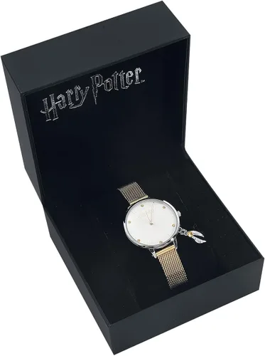 Vista 7 de Harry Potter Reloj dorado Snitch Charm adornado con cristales, Oro, Moderno