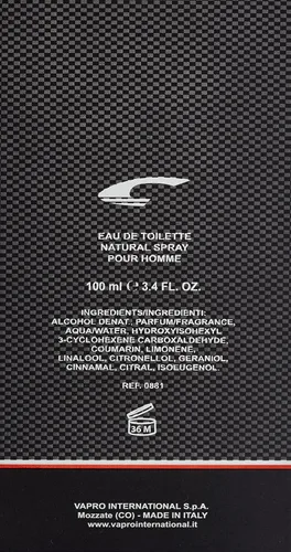 Vista 3 de Muelhens Carrera Black Eau de Toilette en espray para hombre, 3.4 onzas