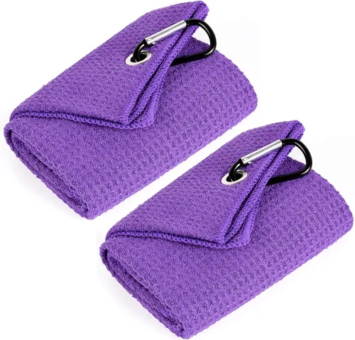 Vista 39 de Mile High Life Toalla de golf premium de tejido de gofre, 16 x 24 pulgadas, extra absorbente y de secado rápido, microfibra ultrasuave, clip
