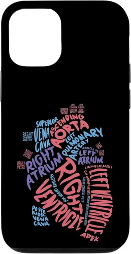 Vista 28 de Cardiac Nurse Anatomical Heart Cardiology Medical Gift Case for iPhone 17