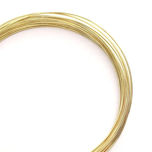 Vista 17 de Beadia - Alambre bañado en oro de 14 quilates de 0.4 mm, 10 metros de cordón de cuentas para pulseras, collares, encantos, cuentas para hacer joyas