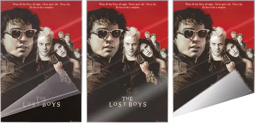 Vista 3 de The Lost Boys - Póster de película (estilo regular) (tamaño: 24" x 36") (póster laminado y gancho negro)