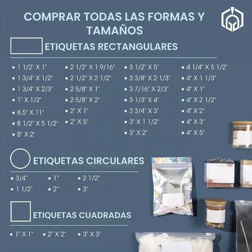 Vista 7 de Etiquetas circulares de 0.75" para láser y inyección de tinta, Spartan