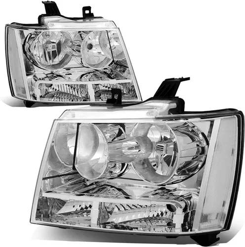 Vista 13 de Auto Dynasty - Juego de faros delanteros LED DRL compatible con 2007-2014 Chevy Tahoe Suburban Avalanche, lámparas de proyector para lado