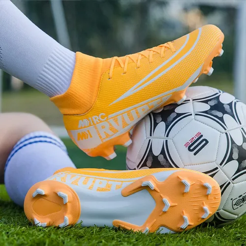 Vista 7 de Zquaus Tacos de fútbol para hombre zapatos de fútbol atléticos para caminar tacos Ag para entrenamiento al aire libre