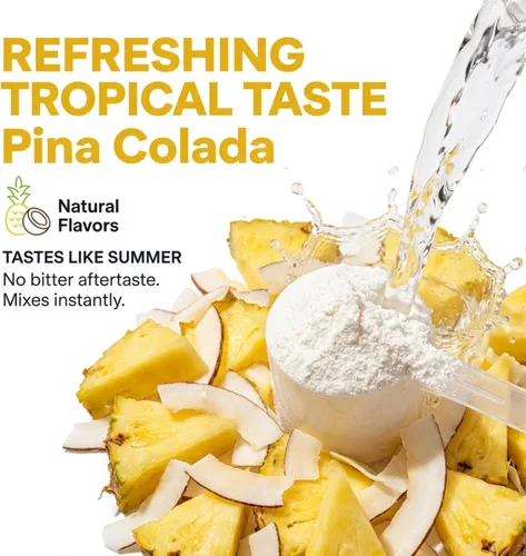 Vista 6 de Type Zero Amino Burn Vegan BCAA + Pre-entrenamiento (sabor a piña colada)