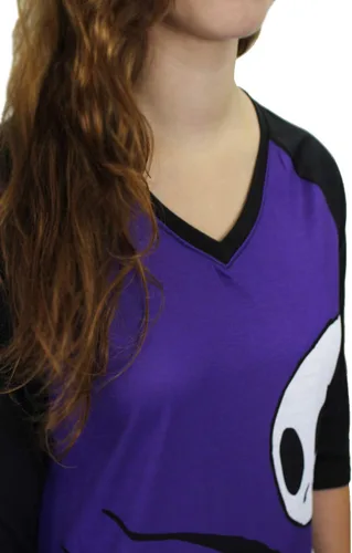 Vista 5 de Disney Nightmare Before Christmas - Pijama de manga 34 para mujer, Morado