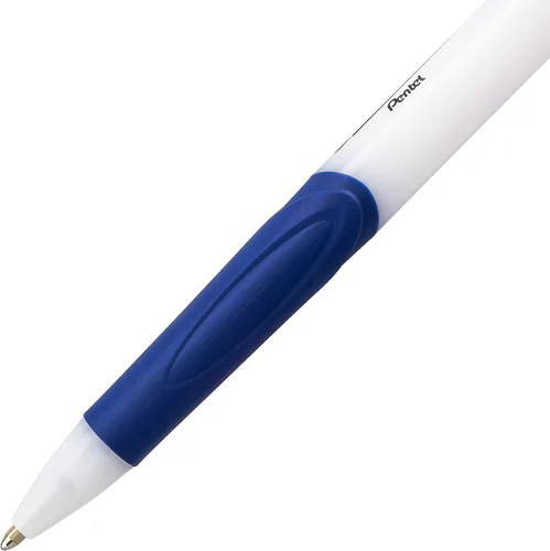 Vista 4 de Pentel GlideWrite - Bolígrafo con tinta TechniFlo (³/₆₄ pulgadas), trazo medio, tinta azul, paquete de 6 (BX910BP6C)