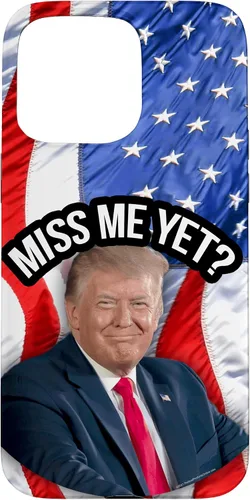 Vista 28 de iPhone 16 Anti-Biden Donald Trump Miss Me Yet Funny Political 2024 Case